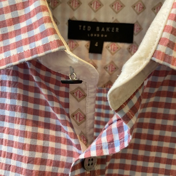 Ted Baker London Plaid Checked Shirt - Picture 2 of 3